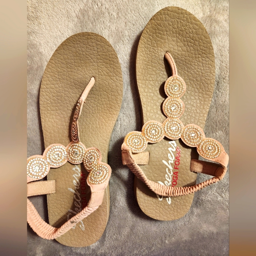Skechers fancy sandal pink